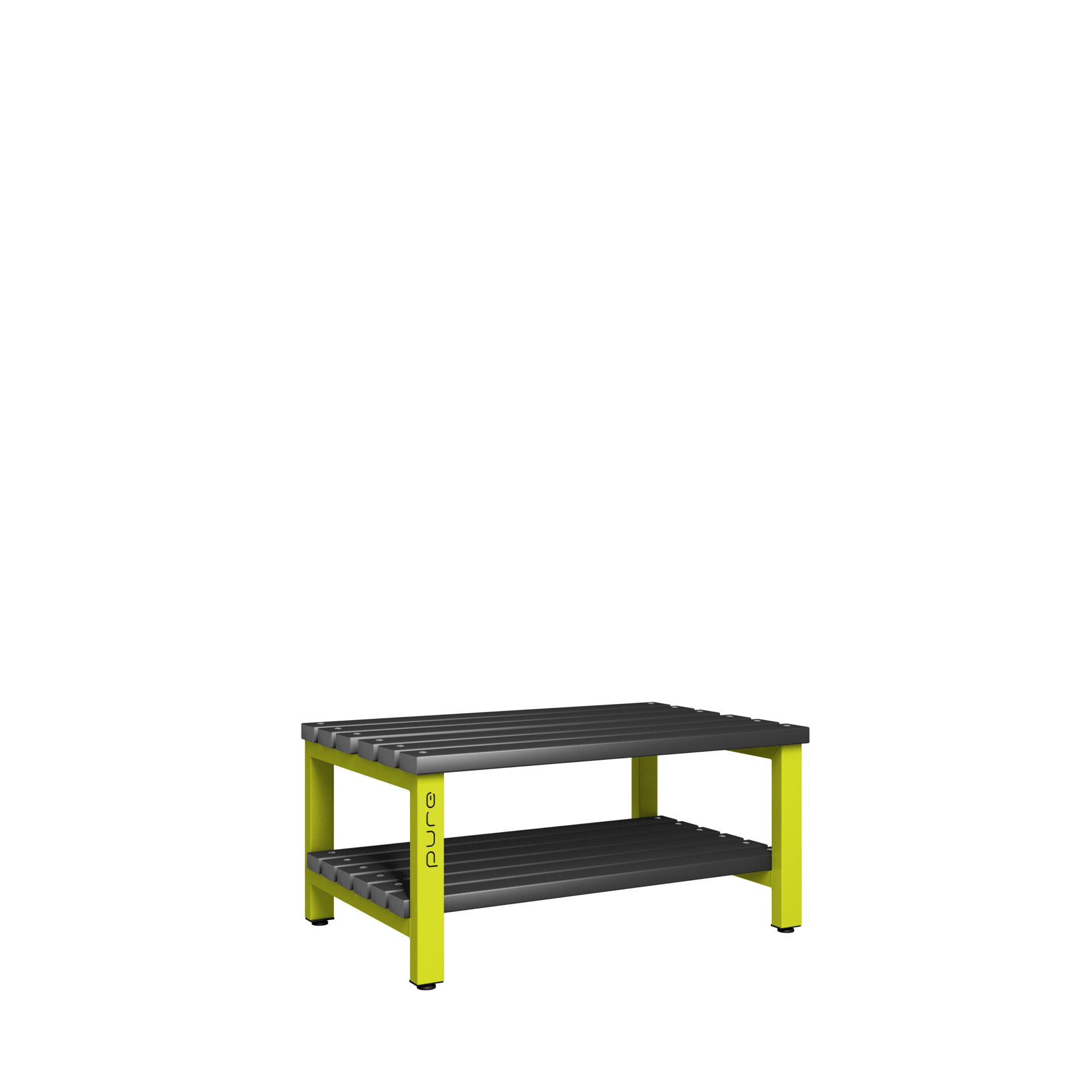 Pure Carbon Zero Double Sided 1000mm Standard Bench With Shoe Shelf