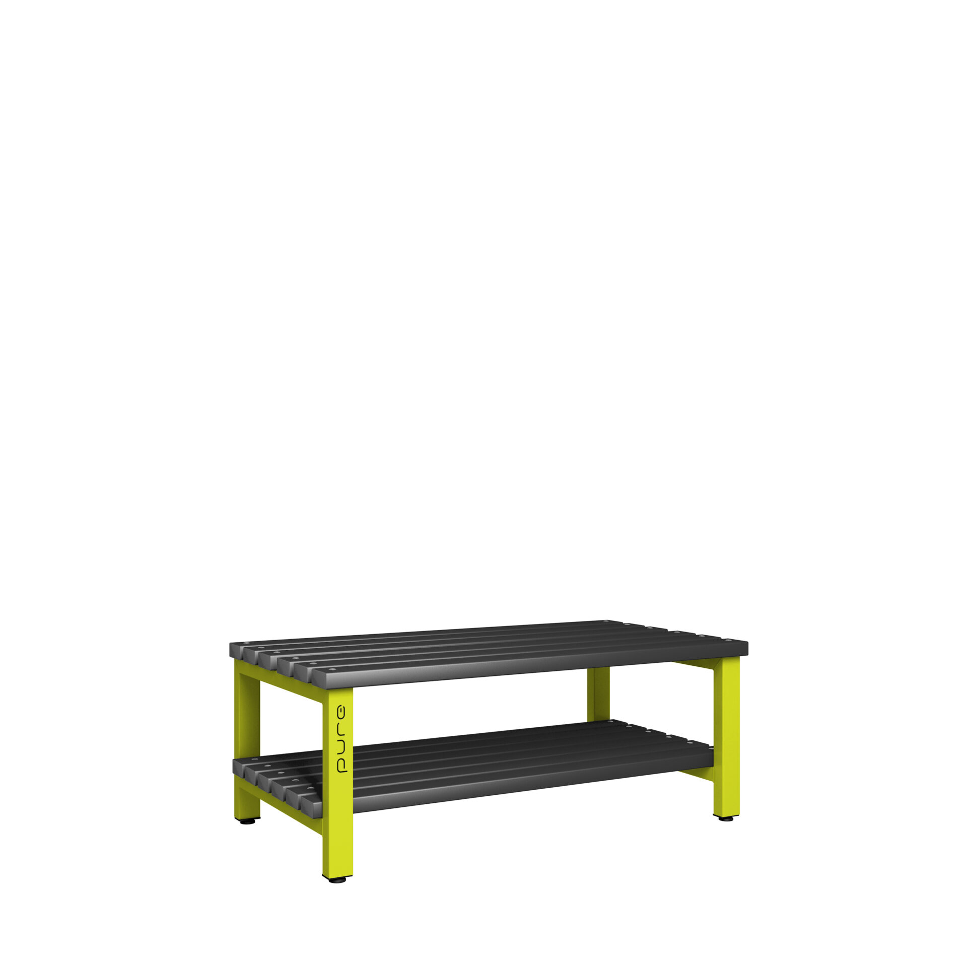 Pure Carbon Zero Double Sided 1200mm Standard Bench With Shoe Shelf