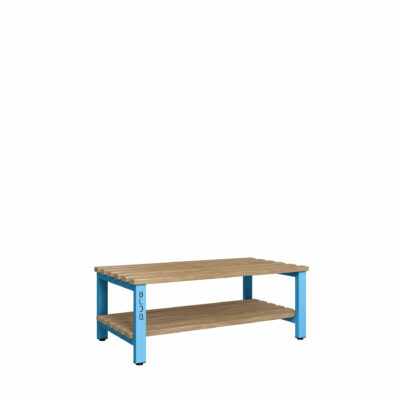 Pure 1200 Double Sided Bench with Shoe Shelf