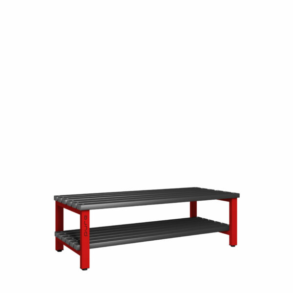 Pure Carbon Zero Double Sided 1500mm Standard Bench With Shoe Shelf
