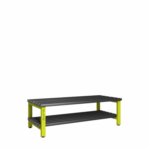 Pure Carbon Zero Double Sided 1500mm Standard Bench With Shoe Shelf