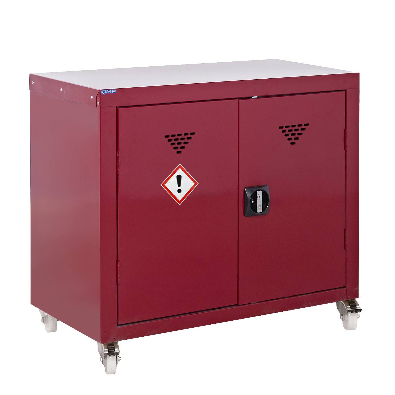 QMP Pesticide & Agrochemical Mobile Cabinets - 840H x 900W x 460D mm