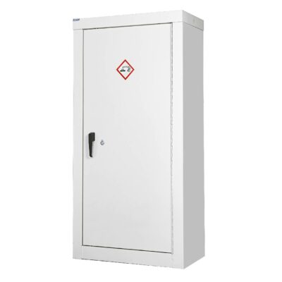 QMP Acid Alkali Caustic Material Floor Standing Security Cabinets - 1800H x 900W x 460D mm