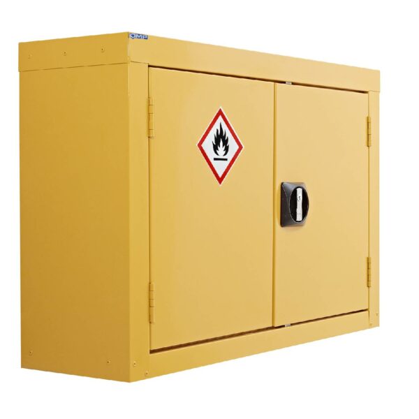 QMP Hazardous Substance Wall Mounted Cabinets - 570H x 850W x 255D mm