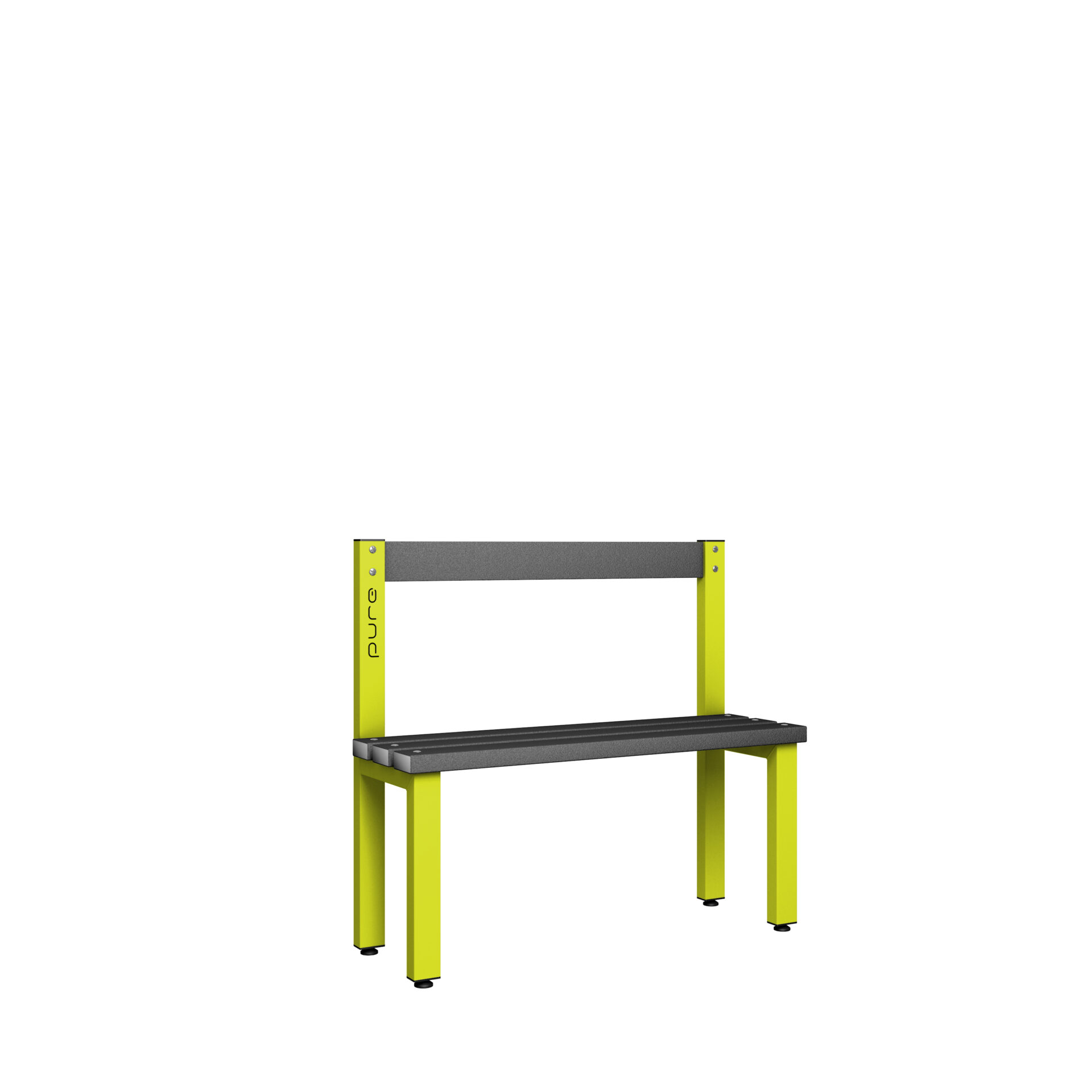 Pure Carbon Zero Single Sided 1000mm Low Height Back Rest Bench