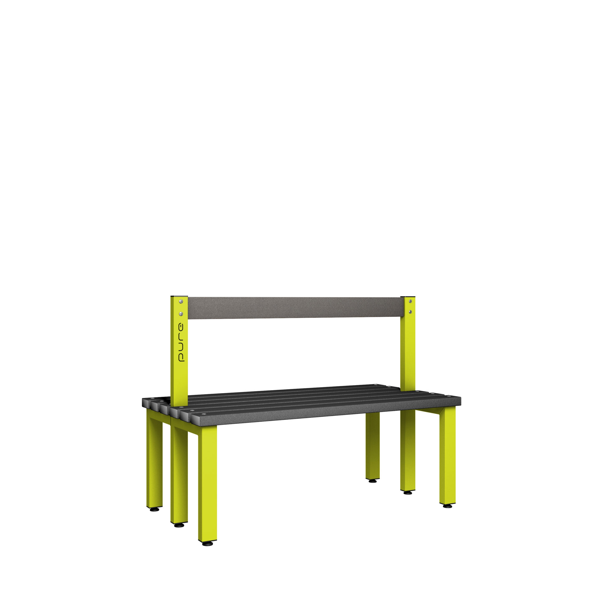 Pure Carbon Zero Double Sided 1200mm Low Height Back Rest Bench