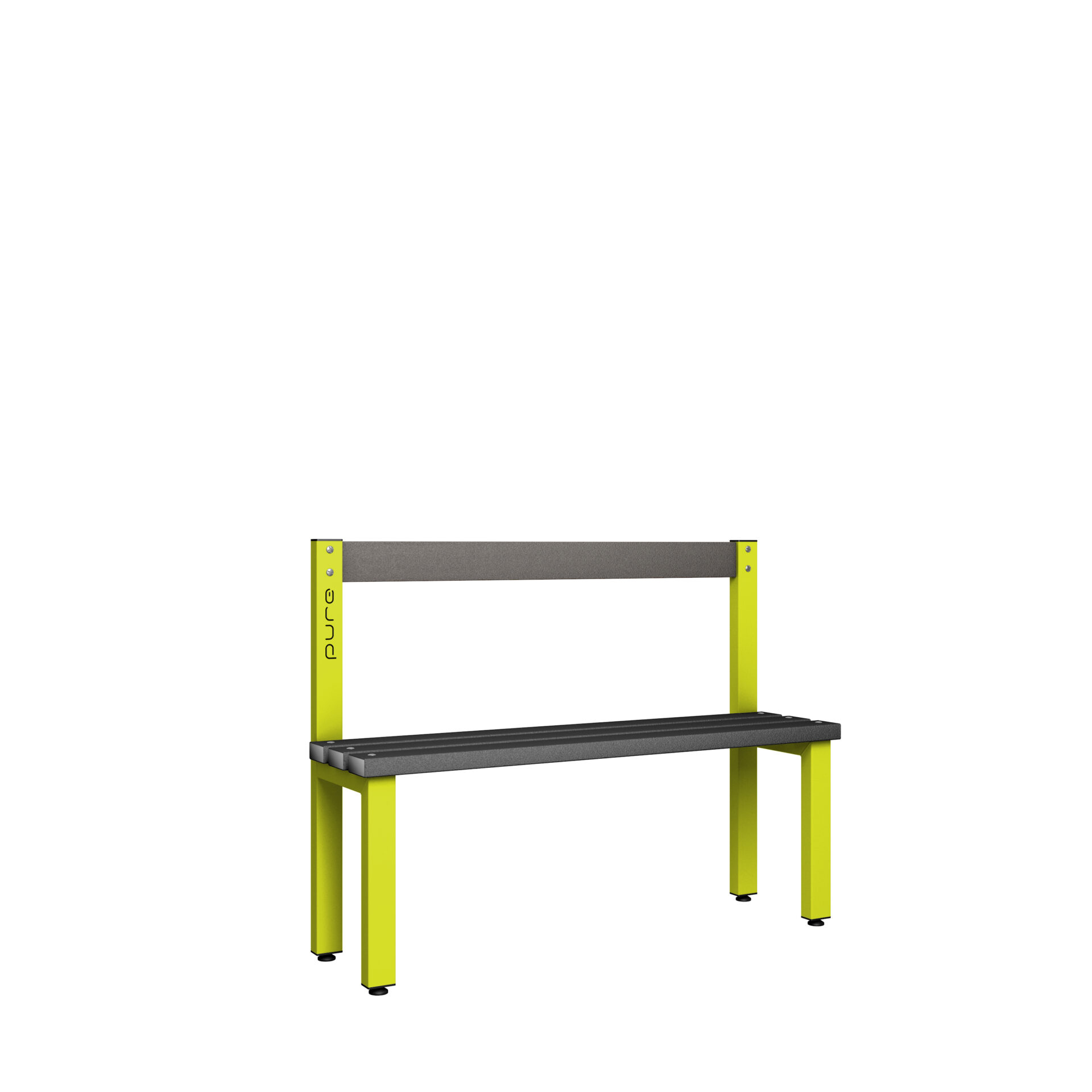 Pure Carbon Zero Single Sided 1200mm Low Height Back Rest Bench