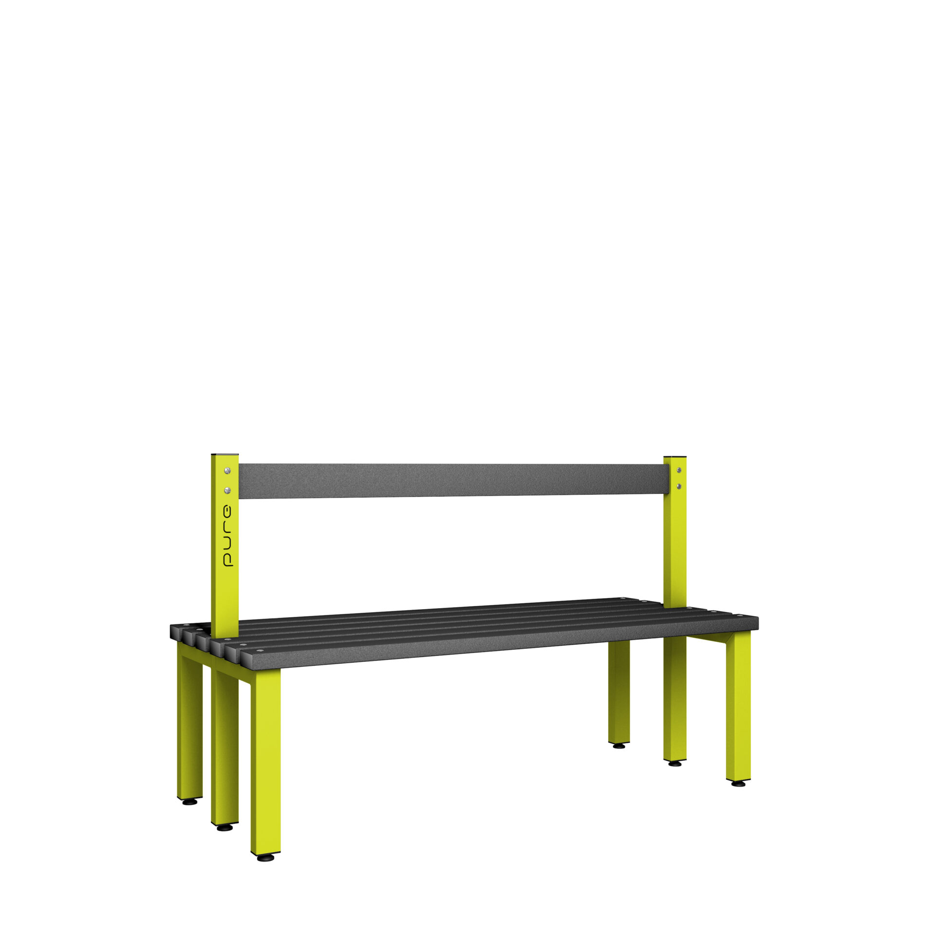 Pure Carbon Zero Double Sided 1500mm Low Height Back Rest Bench