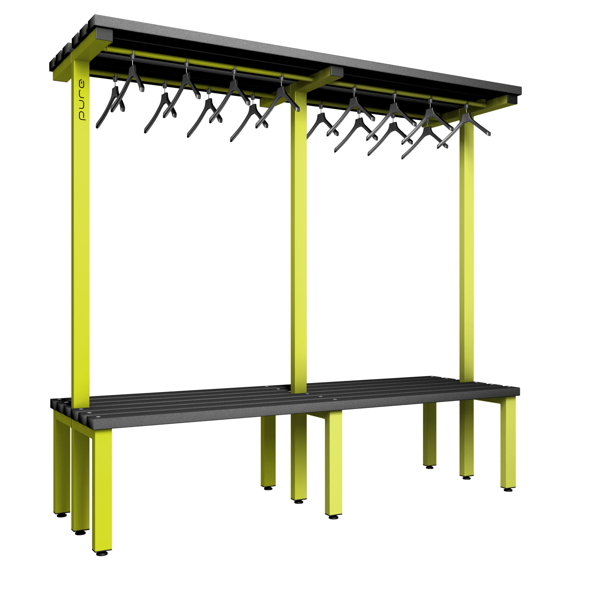 Pure Carbon Zero Double Sided 2000mm Overhead Hanging Bench