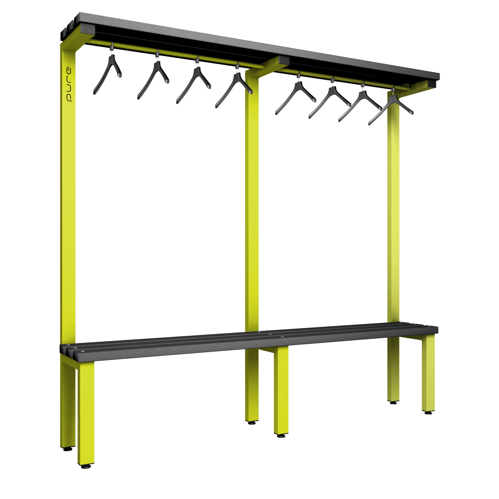 Pure Carbon Zero Single Sided 2000mm Overhead Hanging Bench